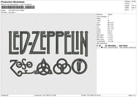 LED ZEPPLIN Embroidery