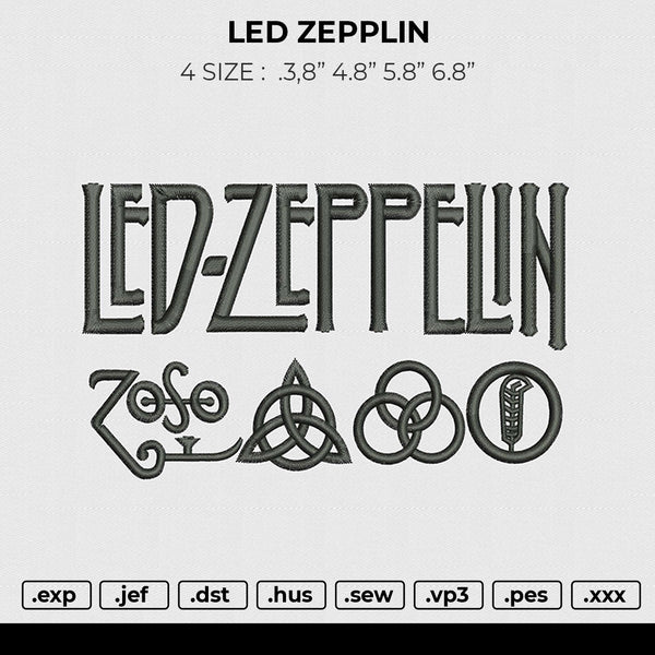 LED ZEPPLIN Embroidery