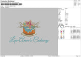 Cake 2102 Embroidery File 6 sizes