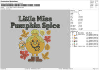 Little Miss Pumpkin Space