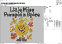 Little Miss Pumpkin Space