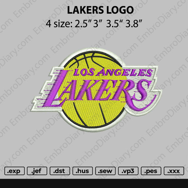 Lakers Logo Embroidery