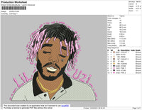 Lil Uzi Rapper Embroidery