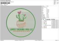 Lovely Embroidery File 6 sizes