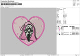 Love Scream V3 Embroidery File 6 sizes