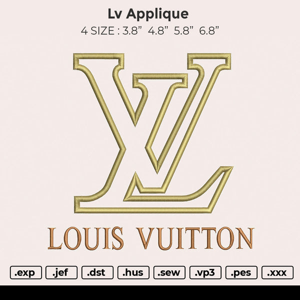 LV Applique Embroidery
