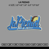 La Piedad Embroidery File 6 sizes