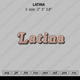 LATINA Embroidery