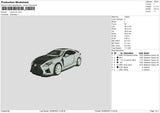 Lexus Car Embroidery File 6 sizes