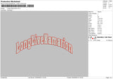 Longlivtext Embroidery File 6 sizes