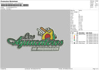 Los Aguacateros Embroidery File 6 sizes