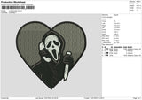Love Scream Embroidery File 6 sizes