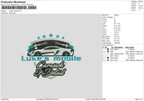 Lukes Mobile Embroidery File 6 sizes