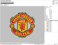 Manchester United Embroidery