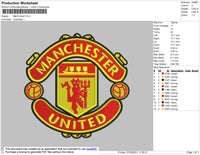 Manchester United Embroidery