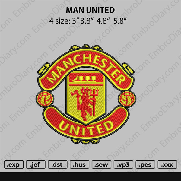 Manchester United Embroidery