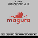 Magura Embroidery File 6 sizes