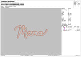 Mama App V2 Embroidery File 6 sizes