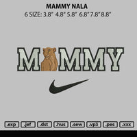 Mammy Nala Embroidery File 6 sizes