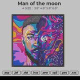 Man Of The Moon Embroidery