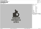 Mariachi Embroidery File 6 sizes