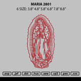 Maria 2802 Embroidery File 6 sizes