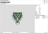 Intertext Embroidery File 6 sizes