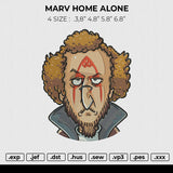 MARV HOME ALONE Embroidery