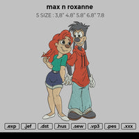 max n roxanne Embroidery