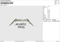 METALLICA Embroidery