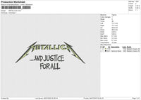 METALLICA Embroidery