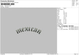 Mexican Embroidery File 6 sizes