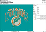 Miami D Embroidery File 6 sizes