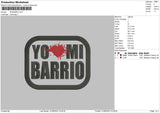 Mi Barrio V2 Embroidery File 6 sizes