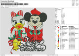 MICKEY MINNIE XMAS V3 Embroidery