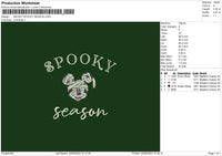 Mickey Spookys Embroidery File 6 sizes