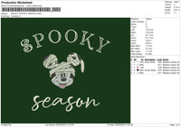 Mickey Spookys Embroidery File 6 sizes