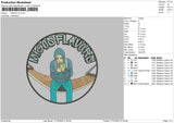 Migos Embroidery File 6 sizes