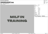 Milfin Training