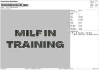 Milfin Training