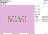 Mimi Embroidery File 6 sizes