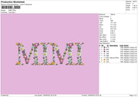 Mimi Embroidery File 6 sizes