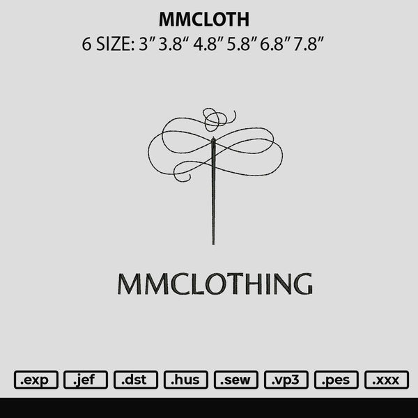 Mmcloth Embroidery File 6 sizes