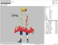 Minato 01 Embroidery