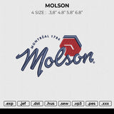 MOLSON Embroidery