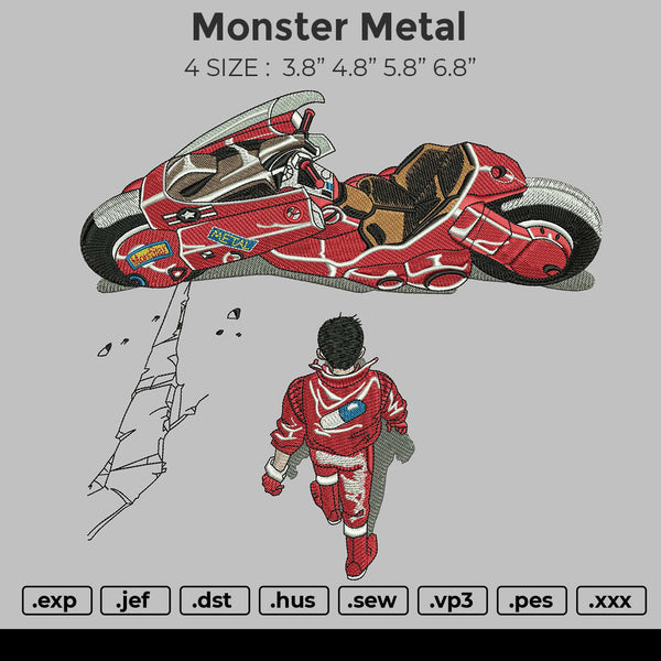 Monster Metal Embroidery