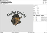 Mullet Text 0502 Embroidery File 6 sizes