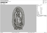 Maria 0312 Embroidery File 6 sizes