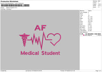 Medical S Embroidery File 6 sizes