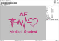 Medical S Embroidery File 6 sizes